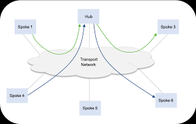 Image result for hub and spoke network