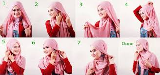 Cara Memakai Hijab Segi Empat Modis Dan Praktis | Tutorial Hijab ...