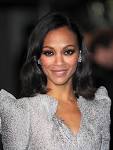 Zoe Saldana's elegant shoulder