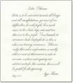 Anomaly - More Copperplate Calligraphy Examples