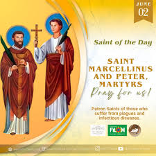 Image result for Saints Marcellinus and Peter
