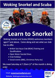 Image result for Woking Junior Snorkelling Club