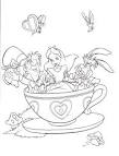 Alice in Wonderland coloring page