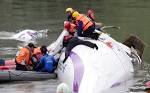 Rescuers Free TransAsia Passengers After Plane Crashes in Taiwan.