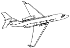 Airplane coloring page