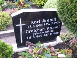 Grab von Karl Arendt (17.05.1908-29.12.1974), Friedhof Sandhorst