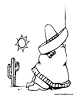 Central America coloring page