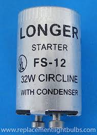 Image result for fluorescent bulb starter
