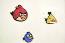 Say What   Angry Birds Magnets For Your Fridge angry birds red