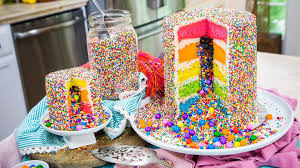 Image result for rainbow cake