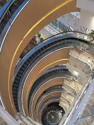Image result for spiral escalator