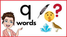 WORDS THAT START WITH LETTER Qq | 'q' Words | Phonics | Initial ...