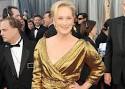 Best Actress Nominee Meryl Streep's Golden 2012 Oscars Arrival ...