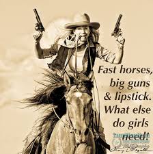 Image result for horse girl gun