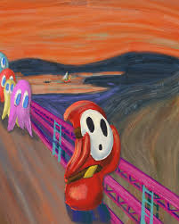 Image result for "the scream" parody