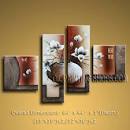 Enchant Large 4 Panels Wall Art For Office Decor Contemporary ...