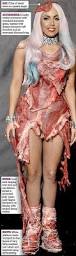 Image result for lady gaga meat dress
