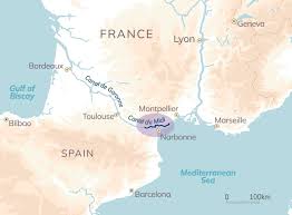 Image result for carte du midi mediterraneen