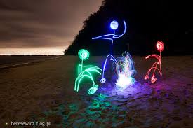 Znalezione obrazy dla zapytania malowanie światłem