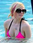 Avril Lavigne in a bikini