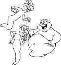 Lygwela coloring page: Casper the friendly ghost