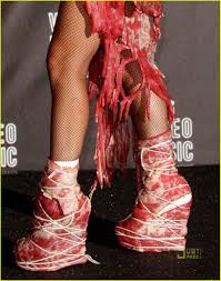 Image result for lady gaga meat dress