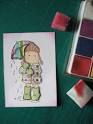  Paper Piecing is another way to make your stamped images different.