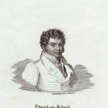 Eduard von Schenk (um 1840). um 1840. Porträt von Carl August Helmsauer (1789–1844) nach einer Zeichnung von Franz Hanfstaengl (1804–1877), um 1840