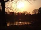 Sunset over the lake, - via Daymix
