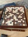 Amazon.com: Scrabble Deluxe Edition with Rotating Wooden Game ...