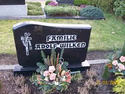 Grab von Adolf Wilken (-), Friedhof Neuemoor
