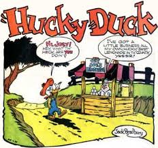 Hucky Duck, by Jack Bradbury. Bradbury eventually became a productive artist for Western Publishing in 1947, under art editor Tom McKimson. - bradbury_jack_huckyduck