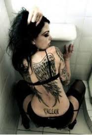 Wings Tattoo Tribal For Girls