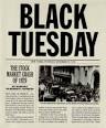 Black Tuesday – Stock Market Crash of 1929
