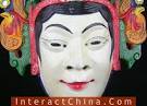 Chinese Drama Home Wall Decor Opera Mask 100% Wood Craft Folk Art #120 Pro ... - 621871833_681