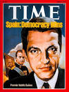 Spain's Premier Adolfo Suarez.