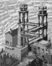 Image result for escher waterfall
