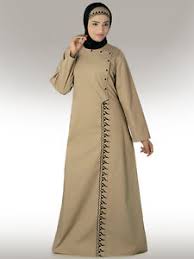 Beige Cotton Abaya/Hijab/Muslim Dress/Jilbab/Islamic Clothing ...