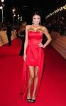 Chloe Sims attends Remote Control Preview event wearing peplum.