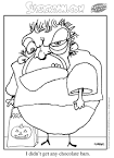 Monster coloring page