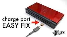 Nintendo DS Lite charge port replacement and NDSL troubleshooting ...