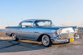Image result for Silver Blue 1958 Chevrolet