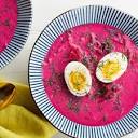 Chilled Beet Soup with Buttermilk, Cucumbers, and Dill (Chlodnik ...