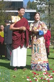Khondung Gyana Vajra Rinpoche with his wife, Dagmo Sonam Palkyi. - gyanavajra