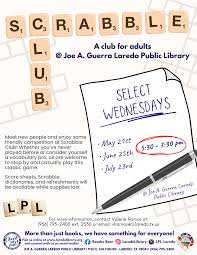 Image result for SJWS Scrabble Club*