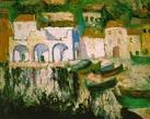 View of Portdogue (Port Aluger) - Salvador Dali - WikiPaintings.