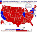 President Obama's State-by-State Jon Approval Numbers Mean He's ...