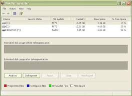 Image result for windows xp defragmentation