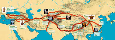 Image result for silk road map