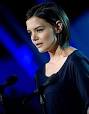 Katie Holmes making a speech